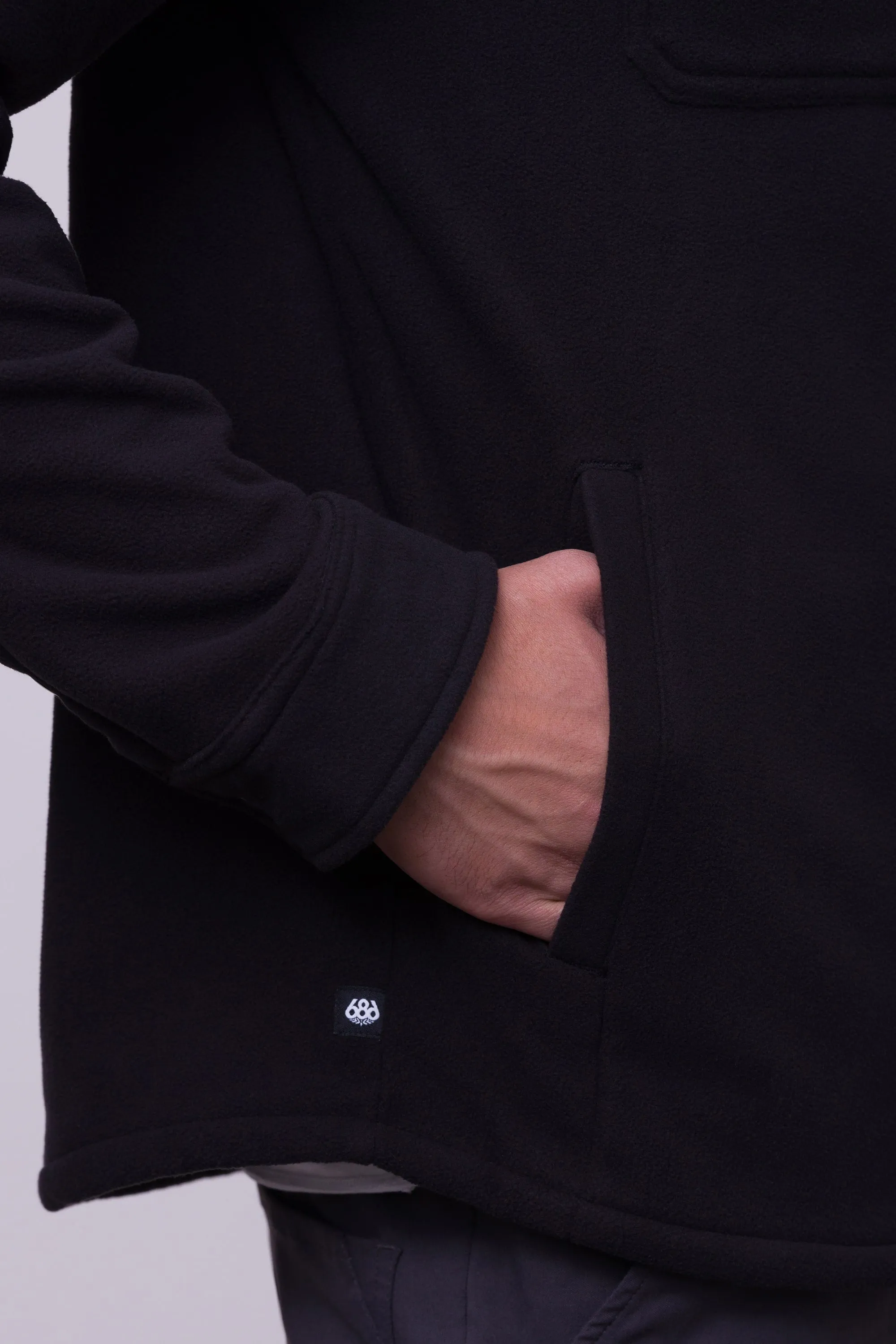 686 Enterprises Sierra Fleece Flannel - BLACK
