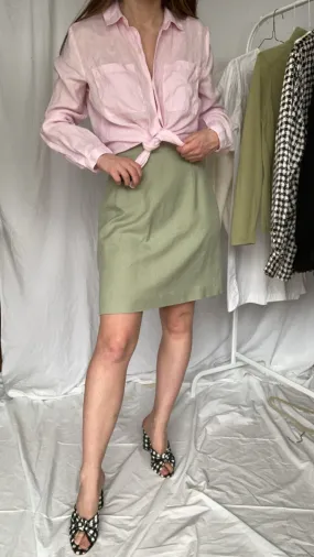 90s Pistachio Mini Skirt - 31