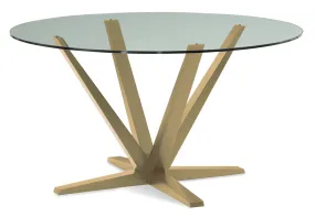 Aura Round Dining Table - Glass Top