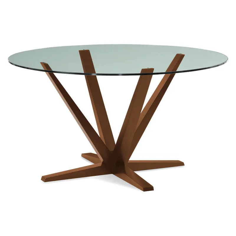Aura Round Dining Table - Glass Top