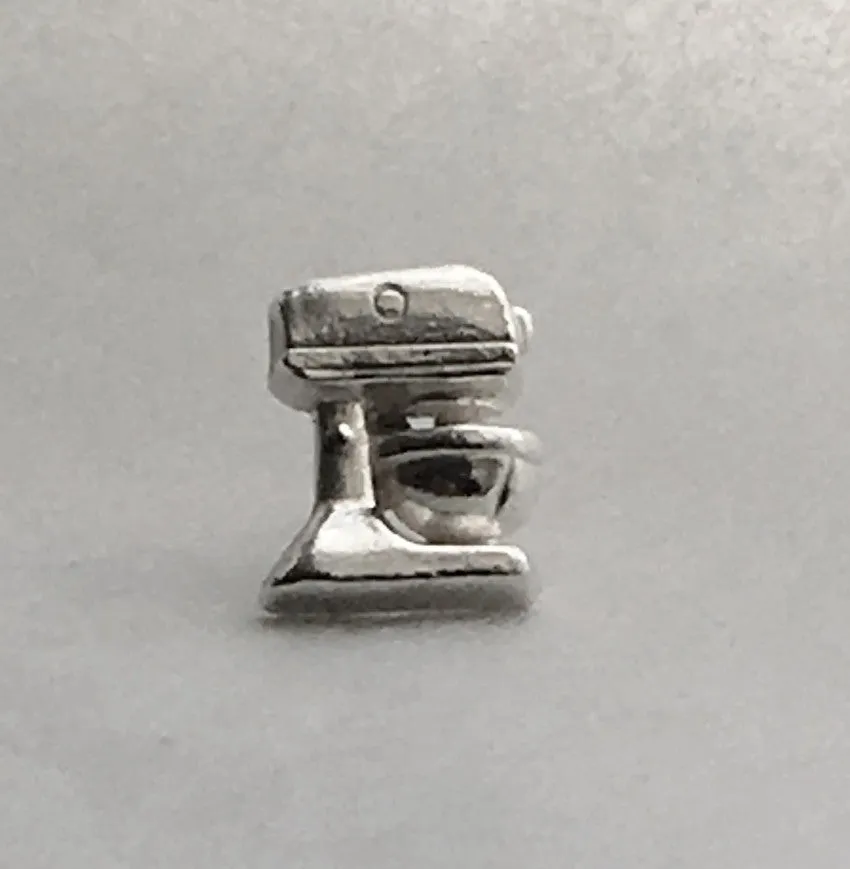 Baker's Standing Mixer Pin in Sterling Silver