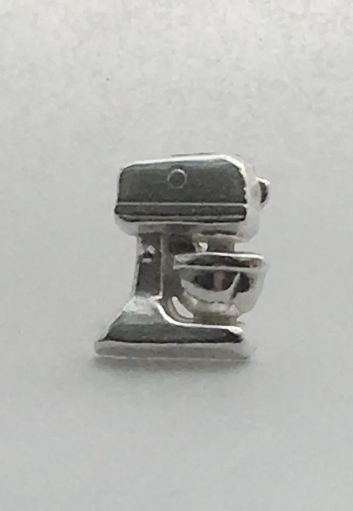 Baker's Standing Mixer Pin in Sterling Silver