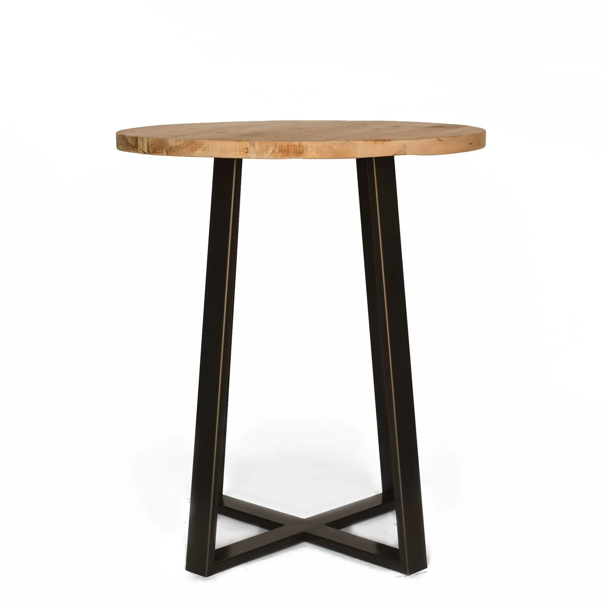 Criss Cross Round Pub Table