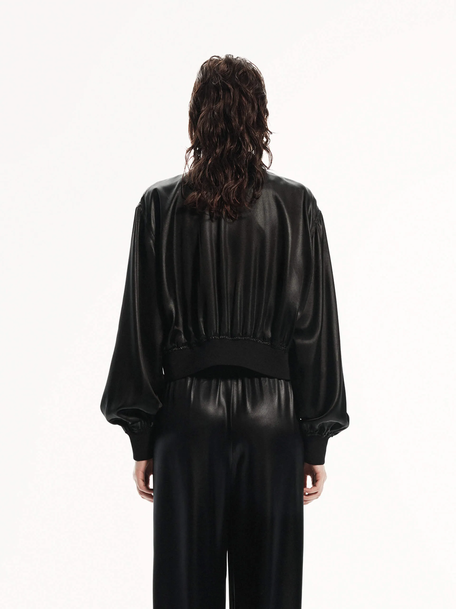 Cropped Baseball Jacket