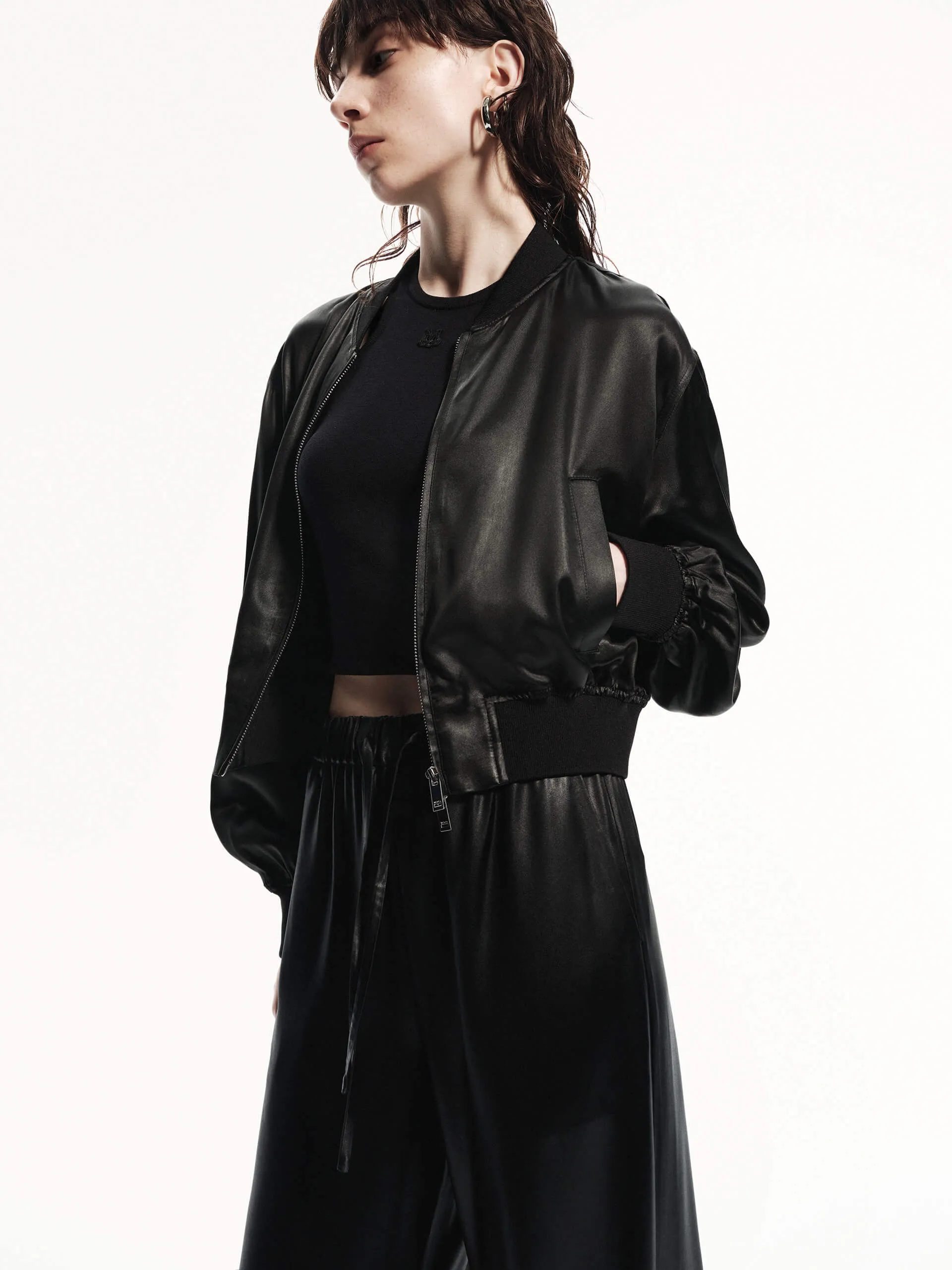 Cropped Baseball Jacket