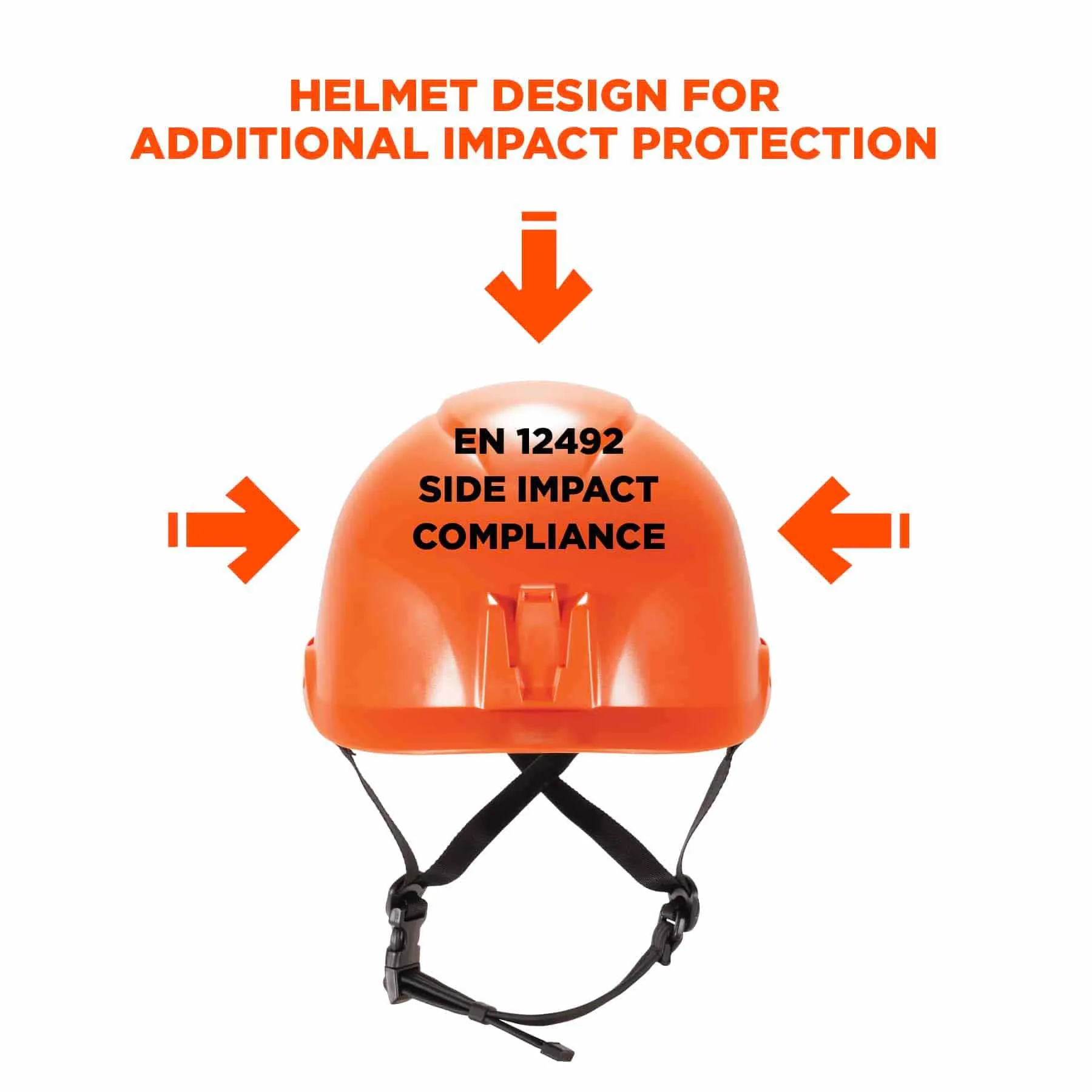 Ergodyne 60218 8974V Anti-Fog Smoke Lens Orange Class E Safety Hard Hat Helmet   Visor