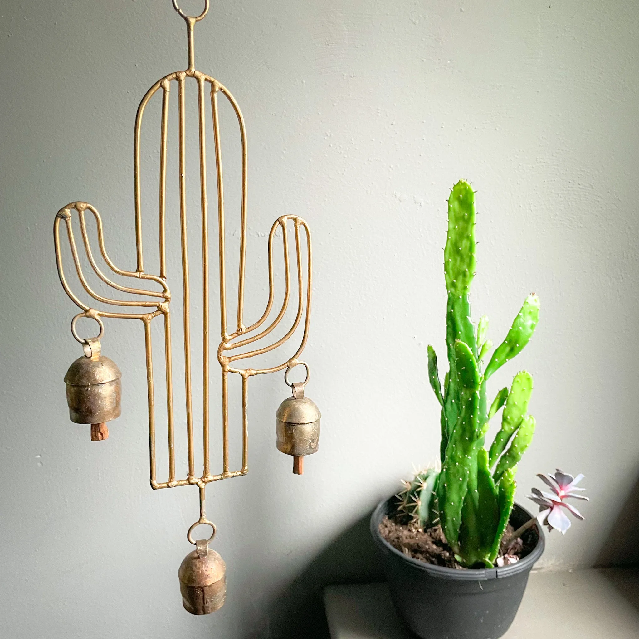 Golden Cactus Chime