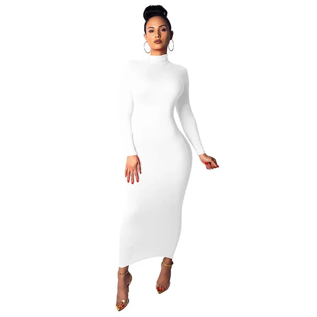 Got Covered Bodycon Long Dress