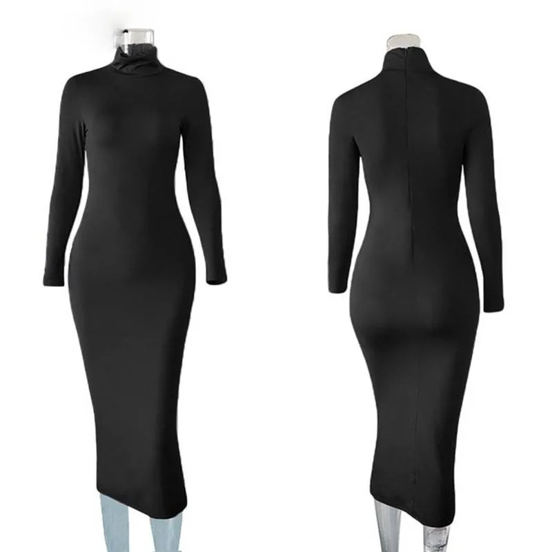 Got Covered Bodycon Long Dress