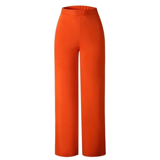High Waist Wide Leg Pant for Women