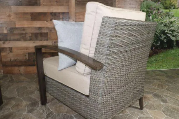 KENNET 4 PIECE SEATING SET -  Love Seat, 2 Club Chairs and Coffee Table