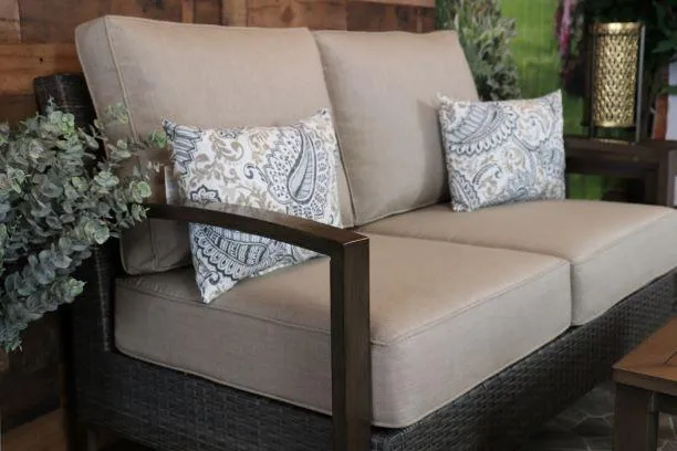 KENNET 4 PIECE SEATING SET - Love Seat, 2 Swivel Rockers and Coffee Table