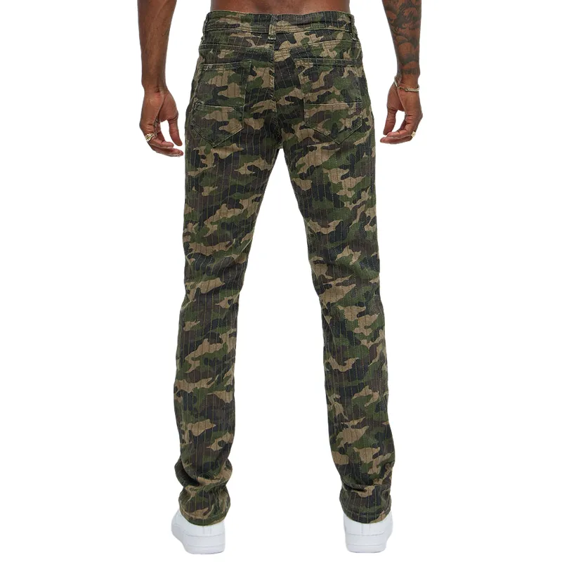 Men's Fashion Casual Straight Camouflage Cargo Pants 85121483F