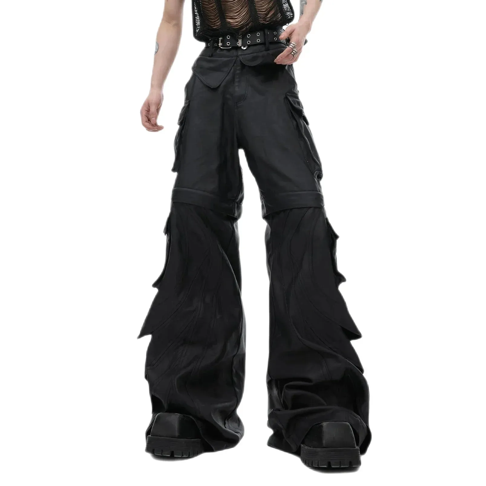 Opium High Waist Leather Pants