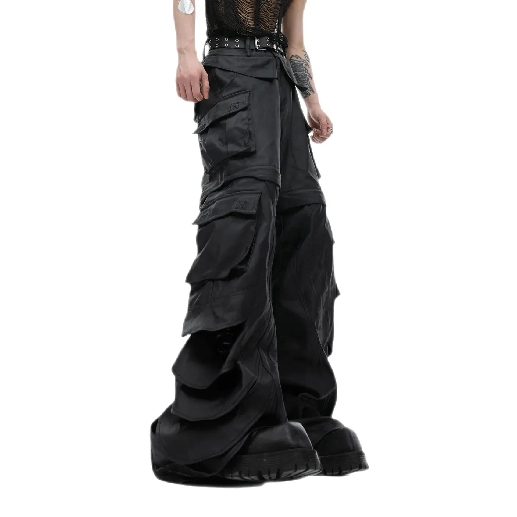Opium High Waist Leather Pants