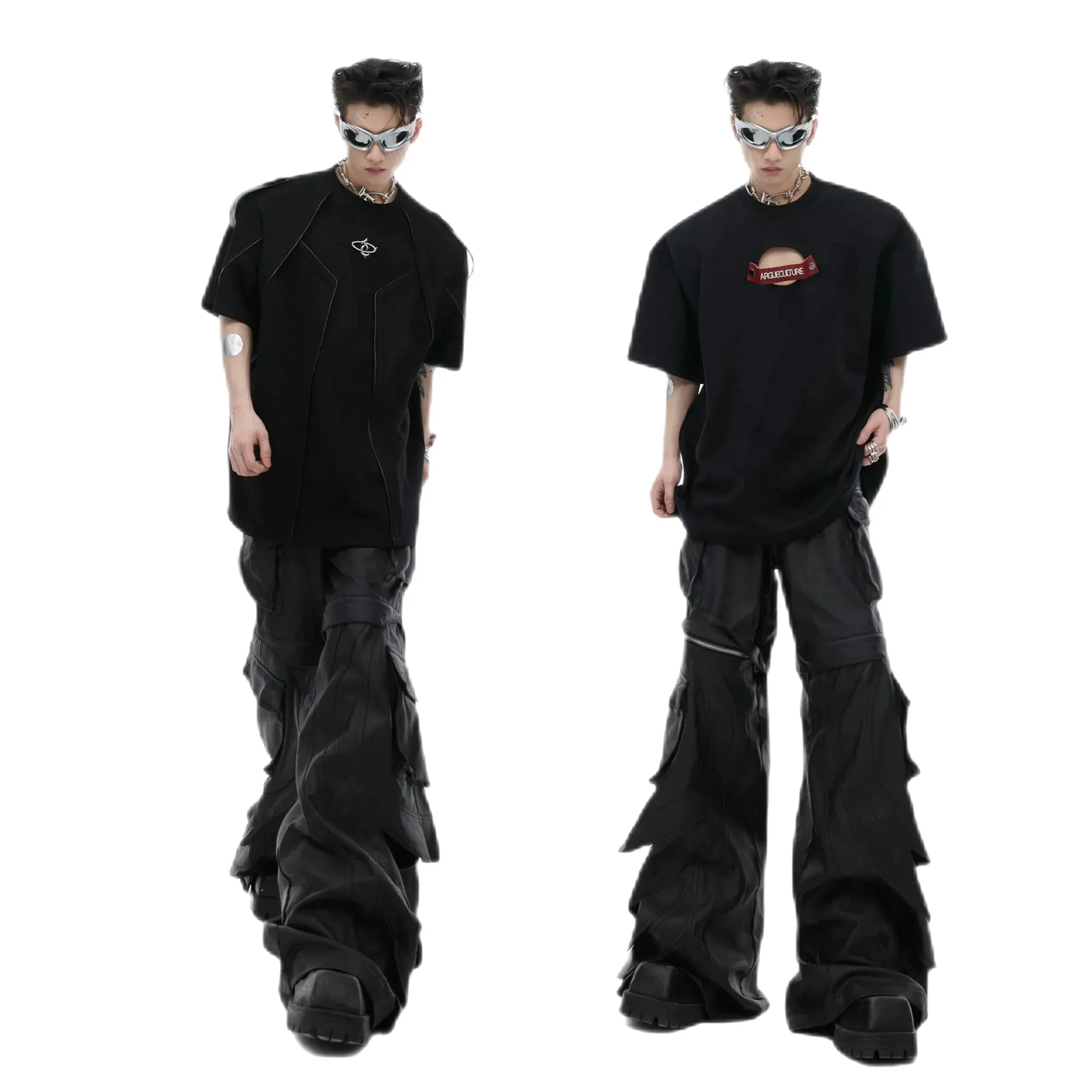 Opium High Waist Leather Pants