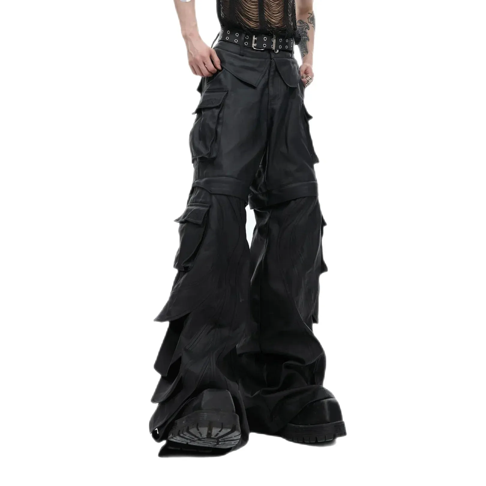 Opium High Waist Leather Pants