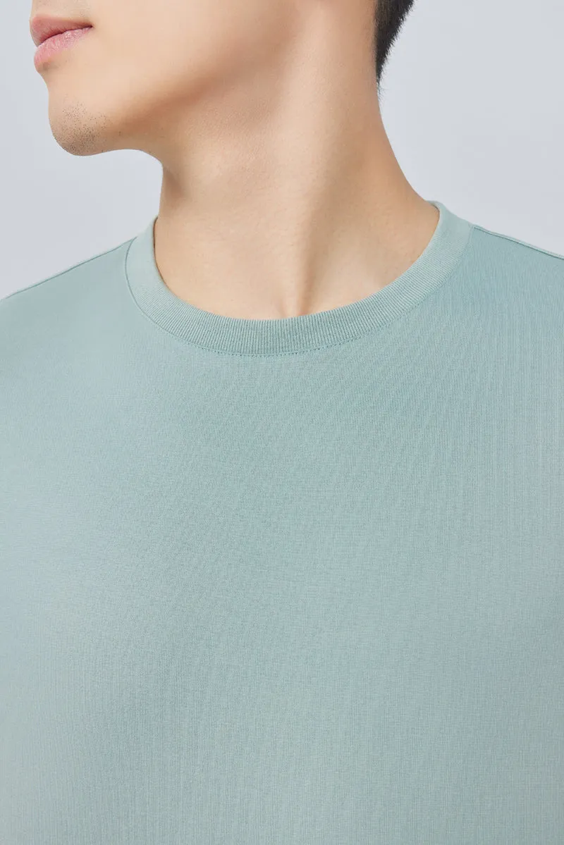 Regal Crew Neck T-Shirt | Green GYE111