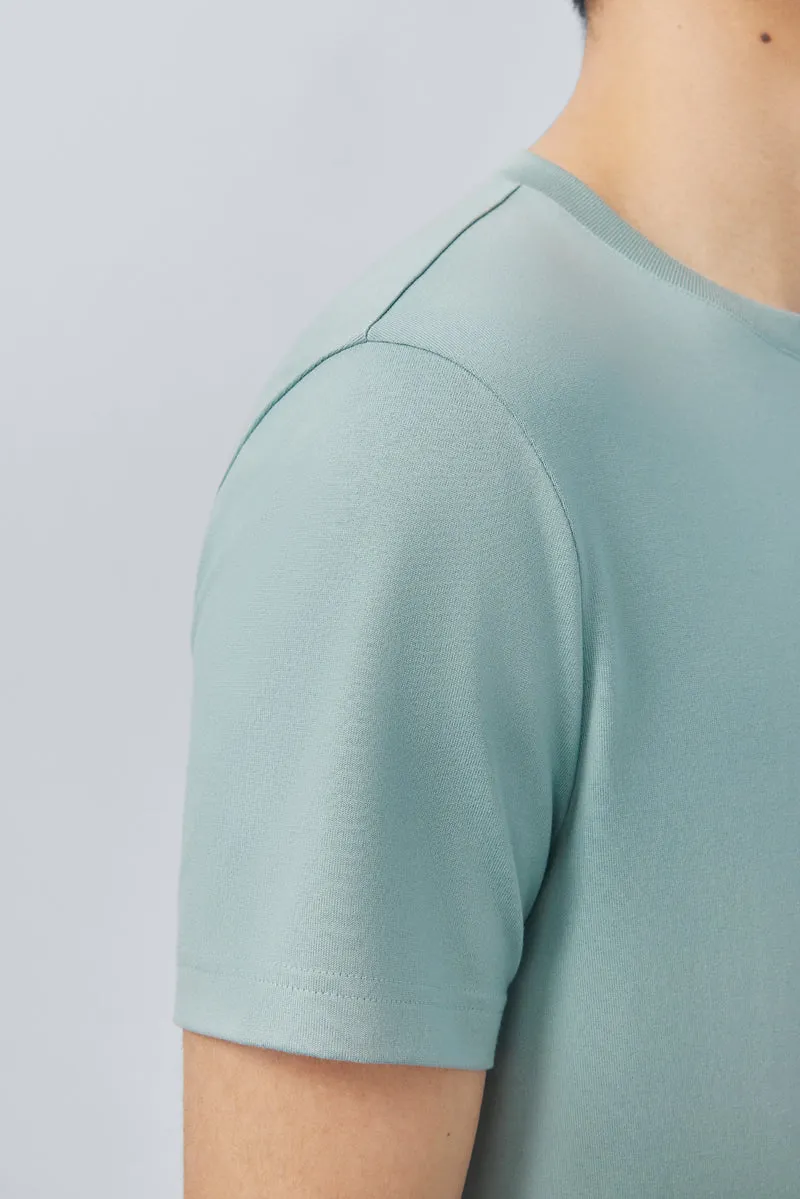 Regal Crew Neck T-Shirt | Green GYE111