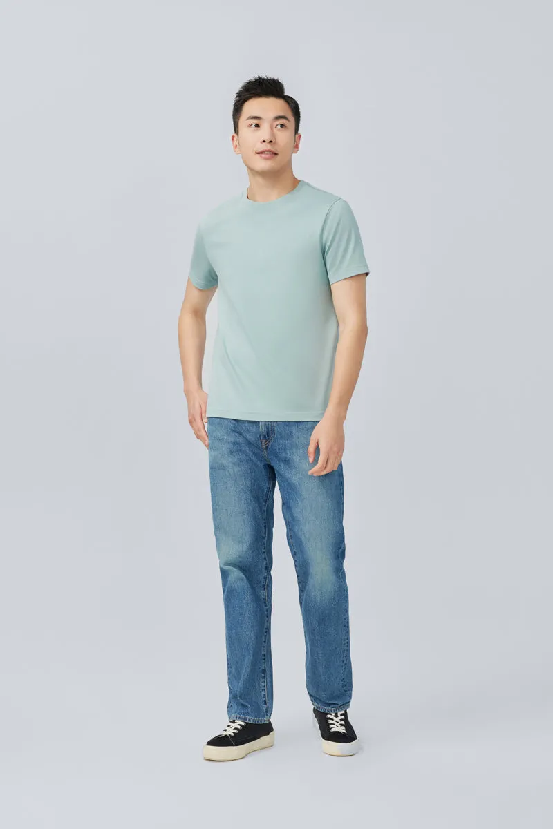 Regal Crew Neck T-Shirt | Green GYE111