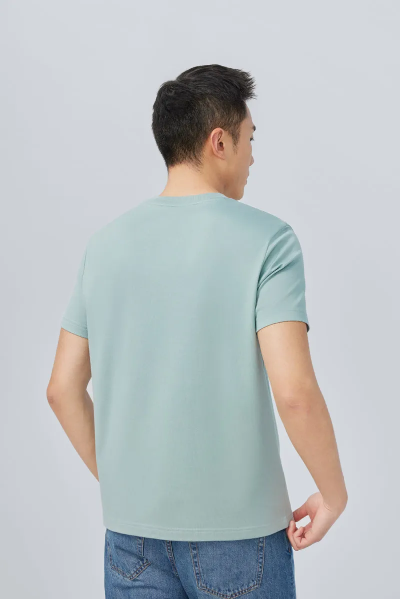 Regal Crew Neck T-Shirt | Green GYE111