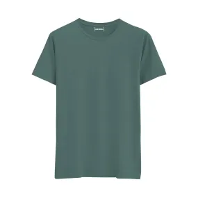 Regular Basic Tshirt - Yeşil