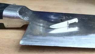 Sterling Silver Chef Knife Pin