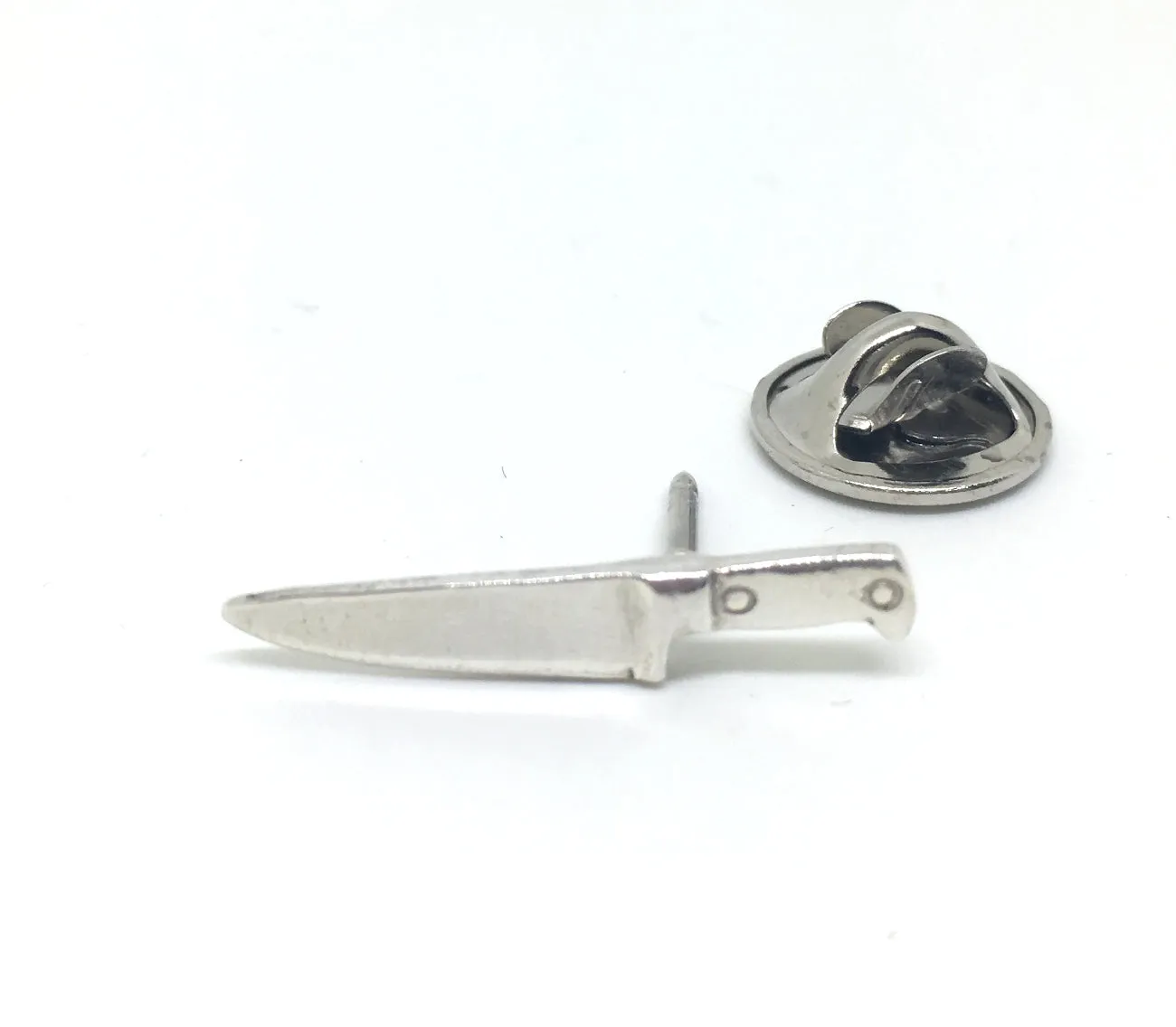 Sterling Silver Chef Knife Pin