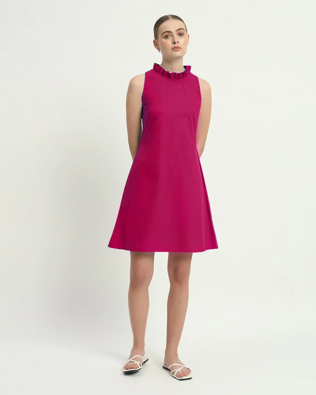 The Angelica Berry Cotton Dress