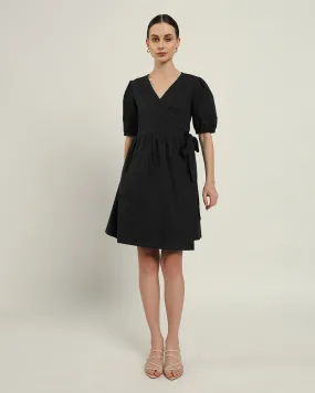 The Inzai Daisy Noir Linen Dress